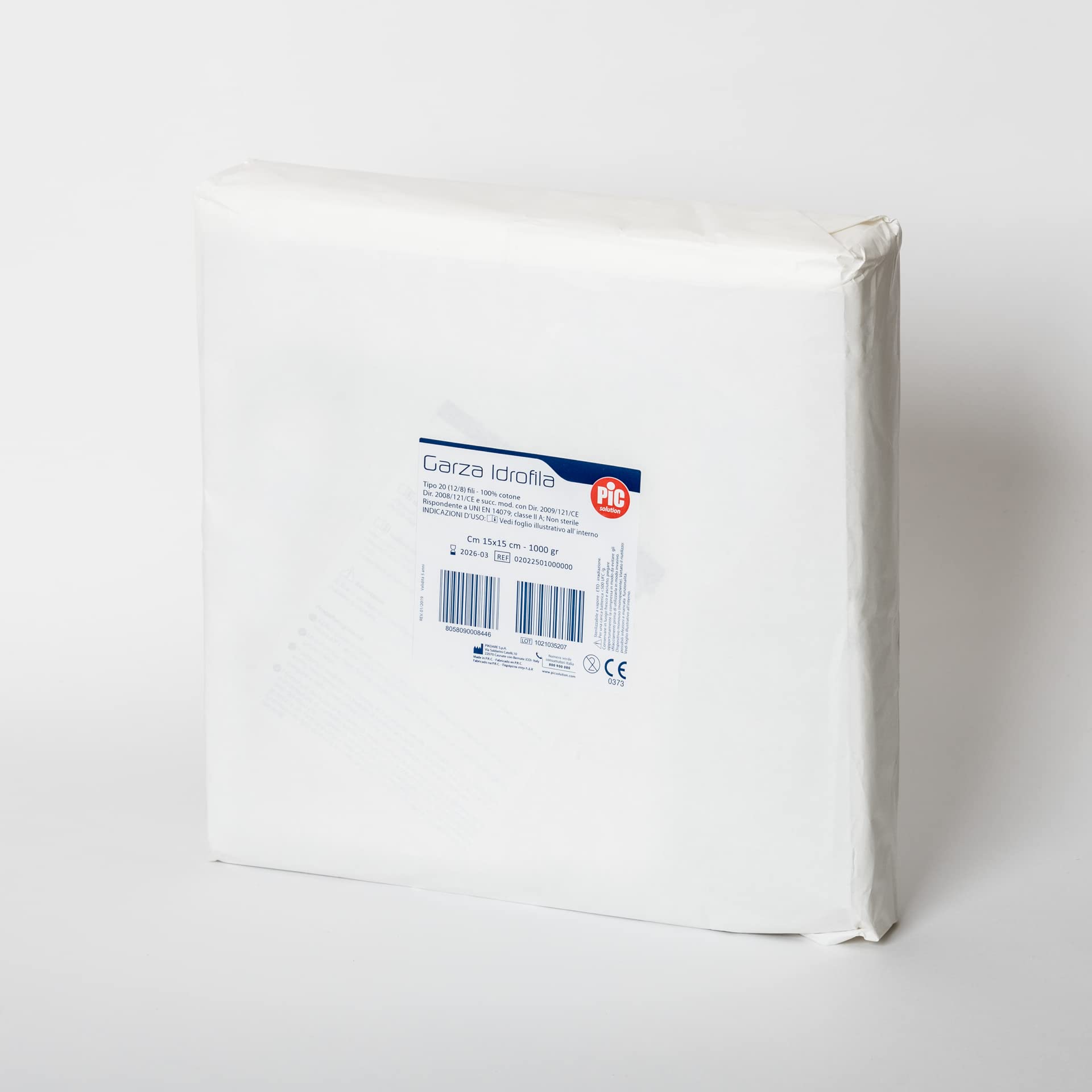 Pic Solution Gasa de Corte Pesado, 15 cm Longitud x 15 cm Anchura 1000 g