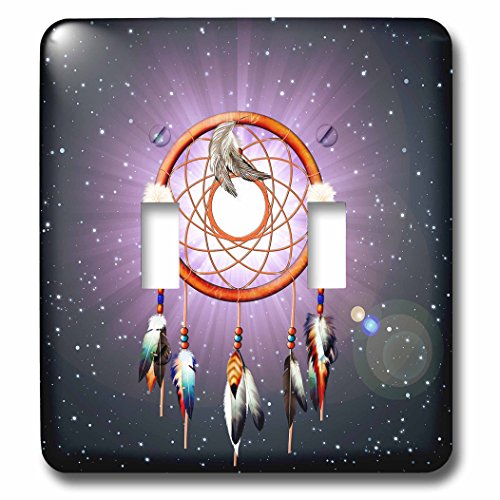 Plaque interrupteur Dreams Catch Em 3dRose lavable et durable pour la maison