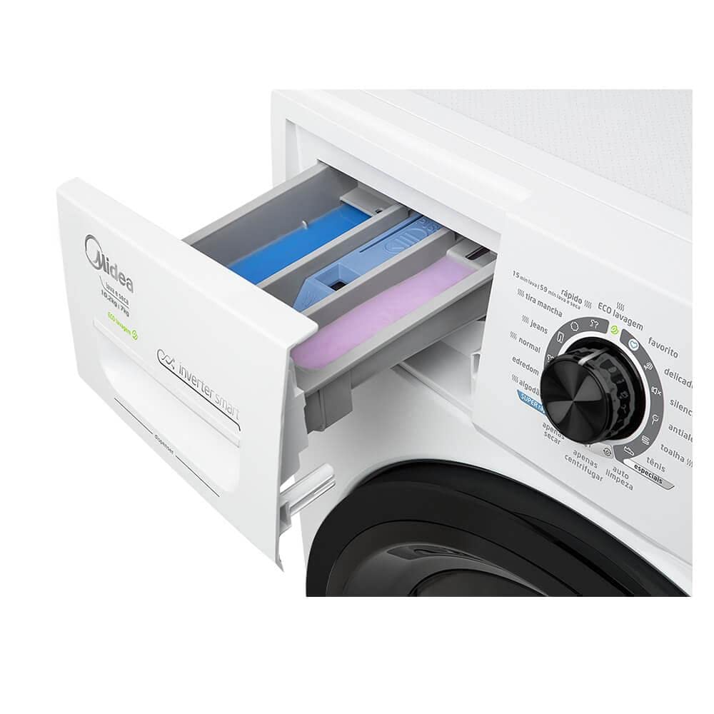 Lava e Seca 10,2kg LSE10B2 Storm Wash Inverter Tambor 4D, Branco