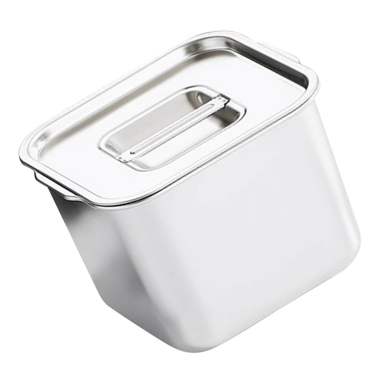 HOLIDYOYO Multi-functional Spice Canister Condiment Storage Jar Square Lids Kitchen