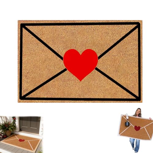 Tapis d'extérieur Saint-Valentin grand format antidérapant de qualité supérieure