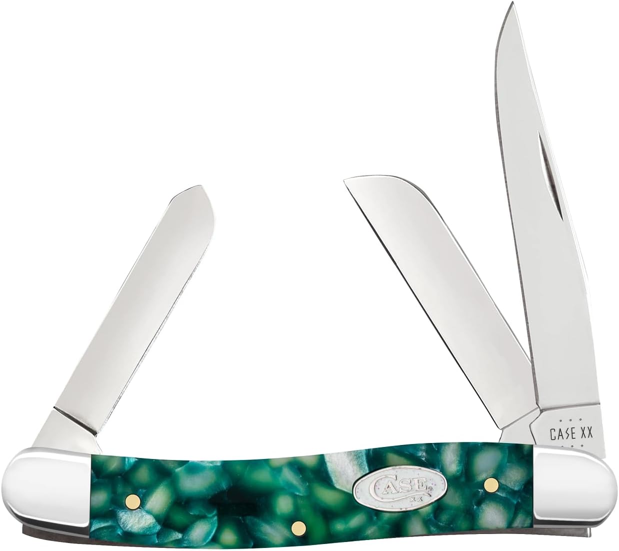 Case Cutlery CA71382: Stockman Sparxx Green