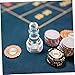 LIOOBO Poker Accessories Acrylic Roulette Chip Win Marker Wheel Marker Game for Prizes