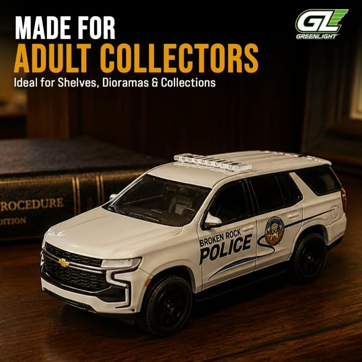 Greenlight 2021 Chevy Tahoe Yellowstone Policía 1:64 miniatura 4