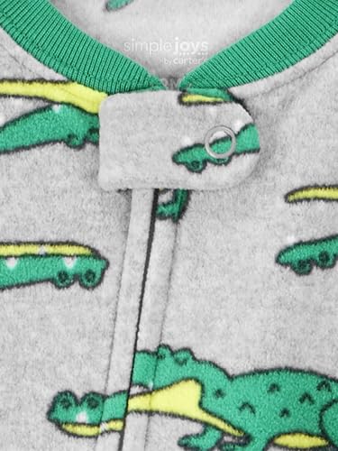 image for Simple Joys by Carter's Baby Boy's 3-Pack Flame Resistant Fleece Foote