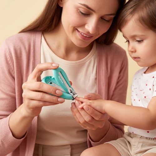 Image of Baybee Baby Nail Clipper with Skin Guard, Safety Nails Cutter for New Born Babies Infant, Manicure Pedicure Care | Baby Nail Cutter Clipper Care | Nails Clipper for New Born Baby (Pack of 2)