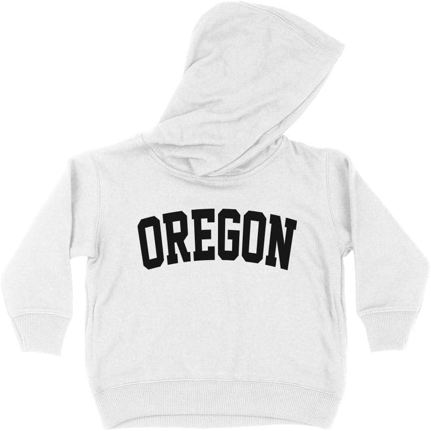 Oregon College Style Kids Hoodie Sweatshirt Toddler