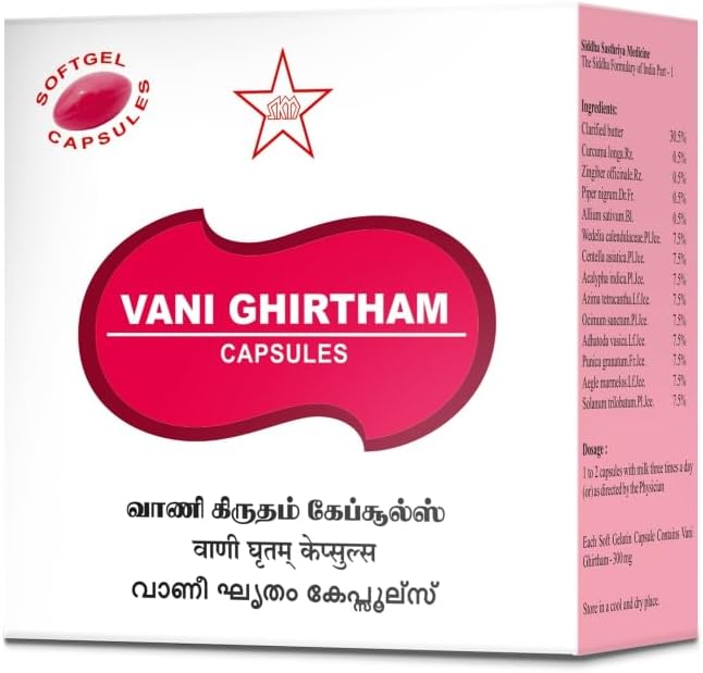 Vani ghritham softgel capsule 100 nos.