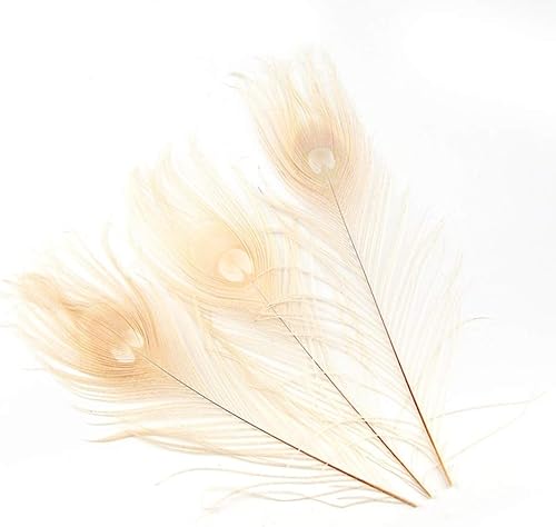 Miniatura 1 de Genérico 1012inch pluma de pavo real para Boda Mesa Centerpiece 10unidades Blanco