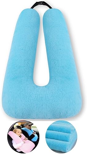 Cojín de viaje para el asiento trasero del automóvil, almohada para niños, un artefacto para dormir, adecuado para viajes de larga distancia de