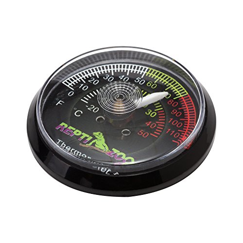 Repti Zoo Reptile Terrarium Thermometer,Dial Gauges Pet Rearing Box Thermometer Celsius And Fahrenheit #TOP2