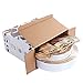 WDF Gold 150PCS Assorted Plates Set Fall Plastic Plates Include 75 Dinner/Salad Plates & 25 Mini Forks for Thanksgiving
