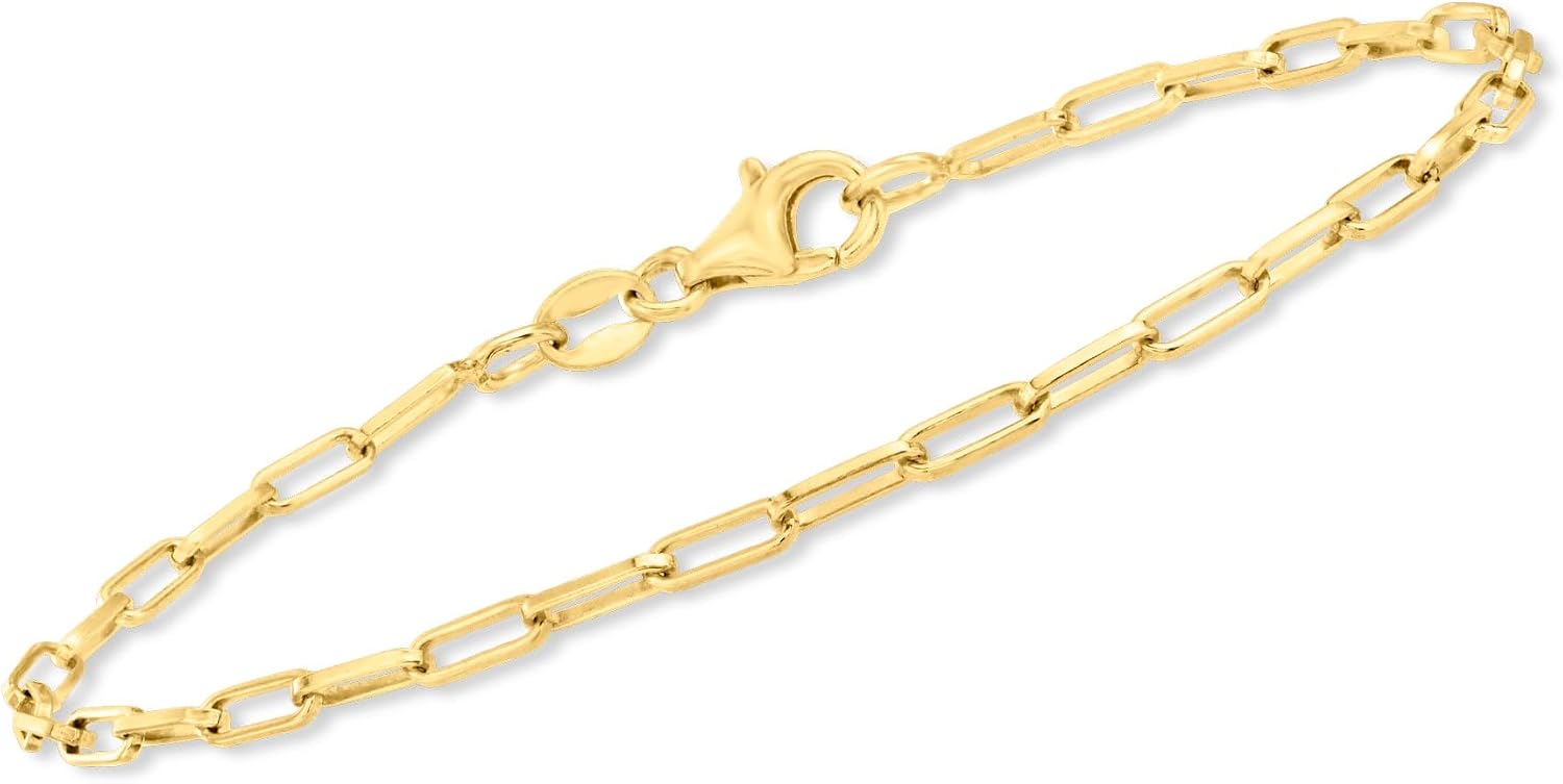 Ross-Simons Italian 18kt Gold Over Sterling Jewelry Set: 5 Chain Bracelets