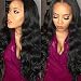 Belinda Hair Virgin Brazilian Hair Body Wave 3 Bundles 7A Unprocessed Virgin Brazilian Hair Bundles Human Hair Weave Extensions Natural Black Color (16 18 20inches)