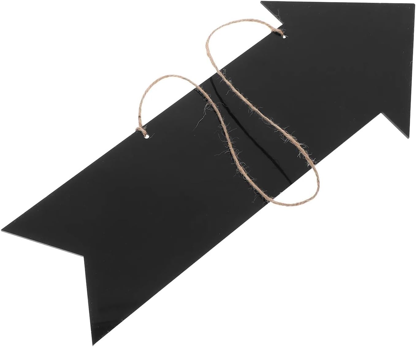 Chalkboard Hanging Signs 9 Pcs Double Sided Black Acrylic Hanging Chalkboard Sign Decorative DIY Writable