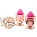 LanMa Beauty Sponge Blender Holder, Makeup Sponge Drying Stand Storage Egg Powder Puff Display Stand (3PC)