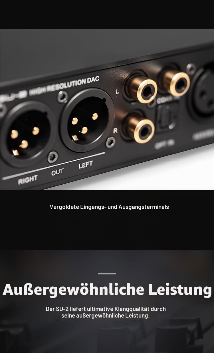 Fanmusic SMSL SU-2 Decoder High Resolution ES9039Q2M 4 op-amp chips OPA1612A THD+N 0.00006% SINAD 123.5dB DAC