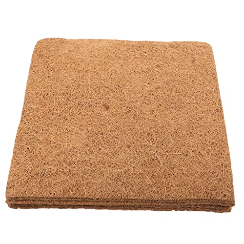 SEWOART Breathable Reptile Substrate Liner Natural Coconut Fiber Nest Pads for Hen Nest Mat
