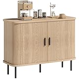 PORTES COULISSANTES : Optimisez votre espace avec notre buffet de salon, équipé de portes coulissantes pour un accès pratique aux articles. Idéal pour les espaces restreints, il allie style et fonctionnalité sans compromis.