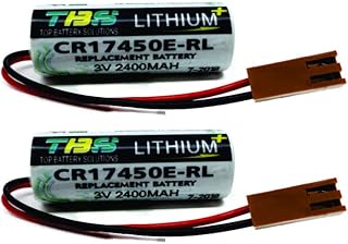 2PC GE Fanuc CR17450E-RL, A02B-0200-K102,PLC REPLACEMENT Battery 3.0V Lithium PLC