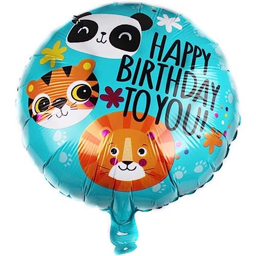 DIWULI Palloncino Happy Birthday - Deko Festa Animali Panda