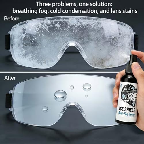 Spray Anti Vaho para Gafas de Natacion | Accesorios Antivaho Para Casco De Hockey - Desempañador de Lentes Portátil | Para Patinadores Jugadores Y Entrenadores De Hockey En Torneos Y Entrenamiento - imagen 5