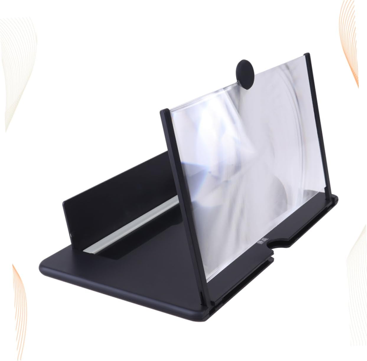 Video Cellphone Screen Magnifier Phone Amplifier Stand Mini Bracket for Vlog Screen Reading Aid Phone Holder Random Color