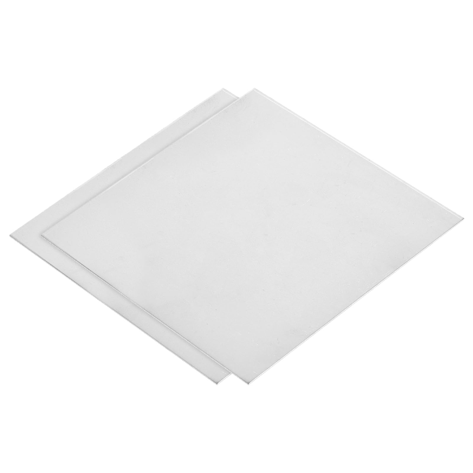 uxcell Lot de 2 plaques de titane GR2, 100 x 100 x 1 mm, en alliage de titane pour machines industrielles pour le travail des métaux (10,2 x 10,2 x 0,1 cm)