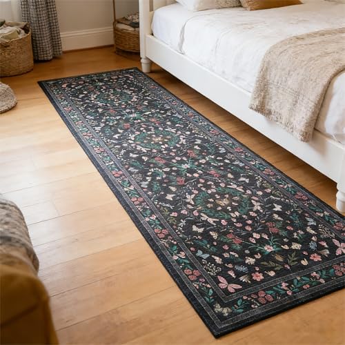 Alfombra Pasillo Washable 2x10 GarveeHome Butterfly miniatura 3