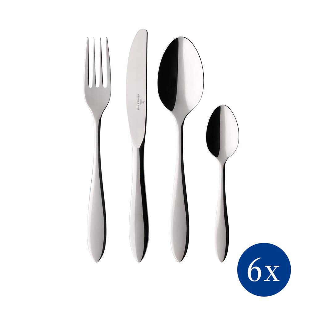Villeroy & Boch 12-6373-9030 sztućce Arthur, 24 sztuki, stal nierdzewna