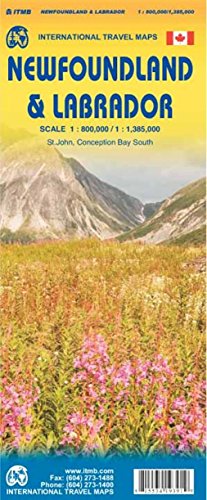 1. Newfoundland & Labrador Travel Reference Map 1:750K/1.39M