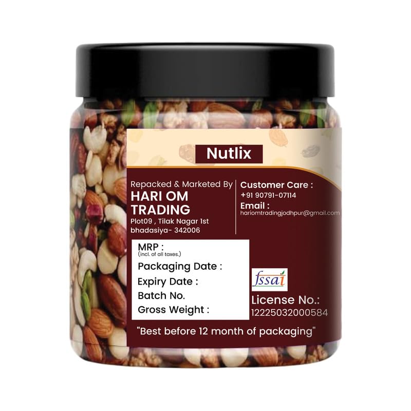 Image of NUTLIX Premium Mix Dry Fruits -100gm Premium Assorted Dry Fruits Combo | Almonds, Cashews, Raisins & More | Healthy Snack, Rich in Nutrients | Perfect for Daily Use & Gifting