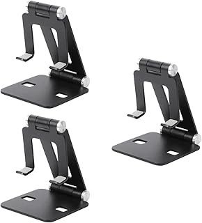 Obuyke 3 Peças Suporte Dobrável Suporte Para Telefone De Mesa Suporte Para Celular Suporte Para Telefone De Mesa Suporte Para Telefone De Mesa Suporte Para Telefone Suporte Para Telefone