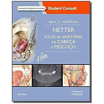 Capa do livro Netter - Atlas de anatomia da cabeça e pescoço