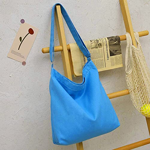 Image of Lify Women's Retro Large Size Canvas Shoulder Bag Hobo Crossbody Handbag Casual Tote - 1 Piece
