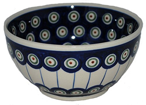 Ceramika Boleslawiec Hand-Decorated Polish Pottery Cereal Bowl/Bowl (GU9711 – 8) Pattern 8