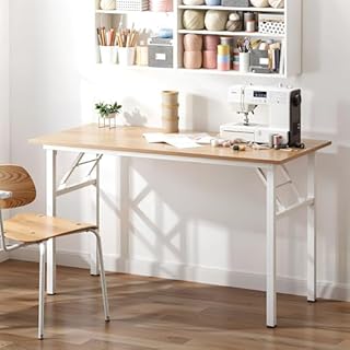 sogesfurniture Bureau pliable 100 x 60 cm, table pour ordinateur, table de bureau, table d'ordinateur, table de bureau, table de conférence, pliable pour la maison, le bureau, pique-nique, jardin