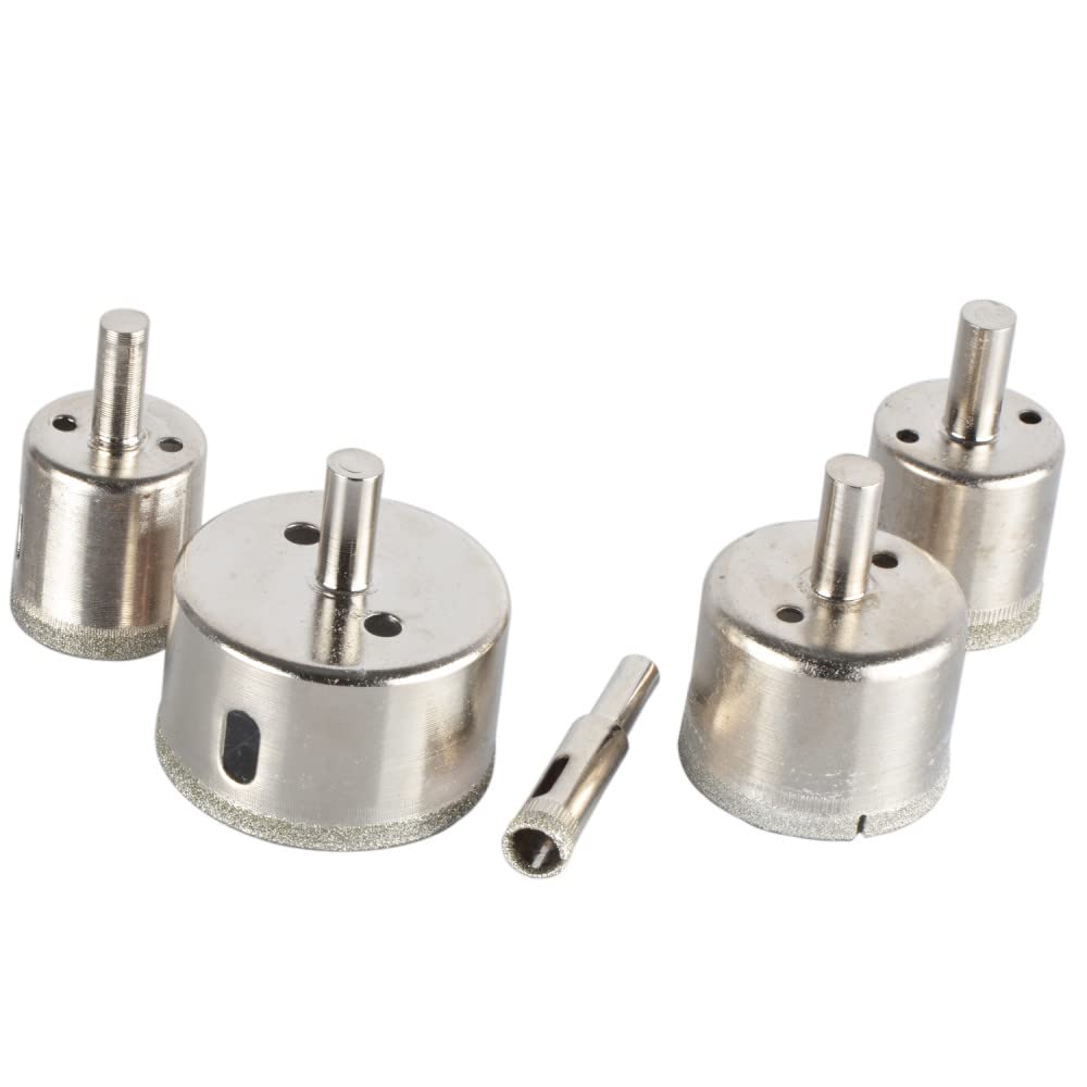 Wiertła do płytek z powłoką diamentową, Wiertło diamentowe 3-60 mm do płytek, marmuru, szkła, ceramiki, wiertła otworowe, wiertła diamentowe(2pcs set1)