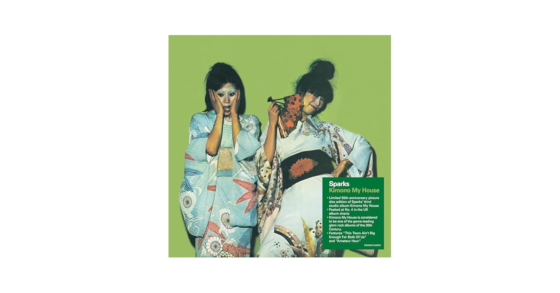 Sparks - Kimono My House - 50th Anniversary Picture Disc