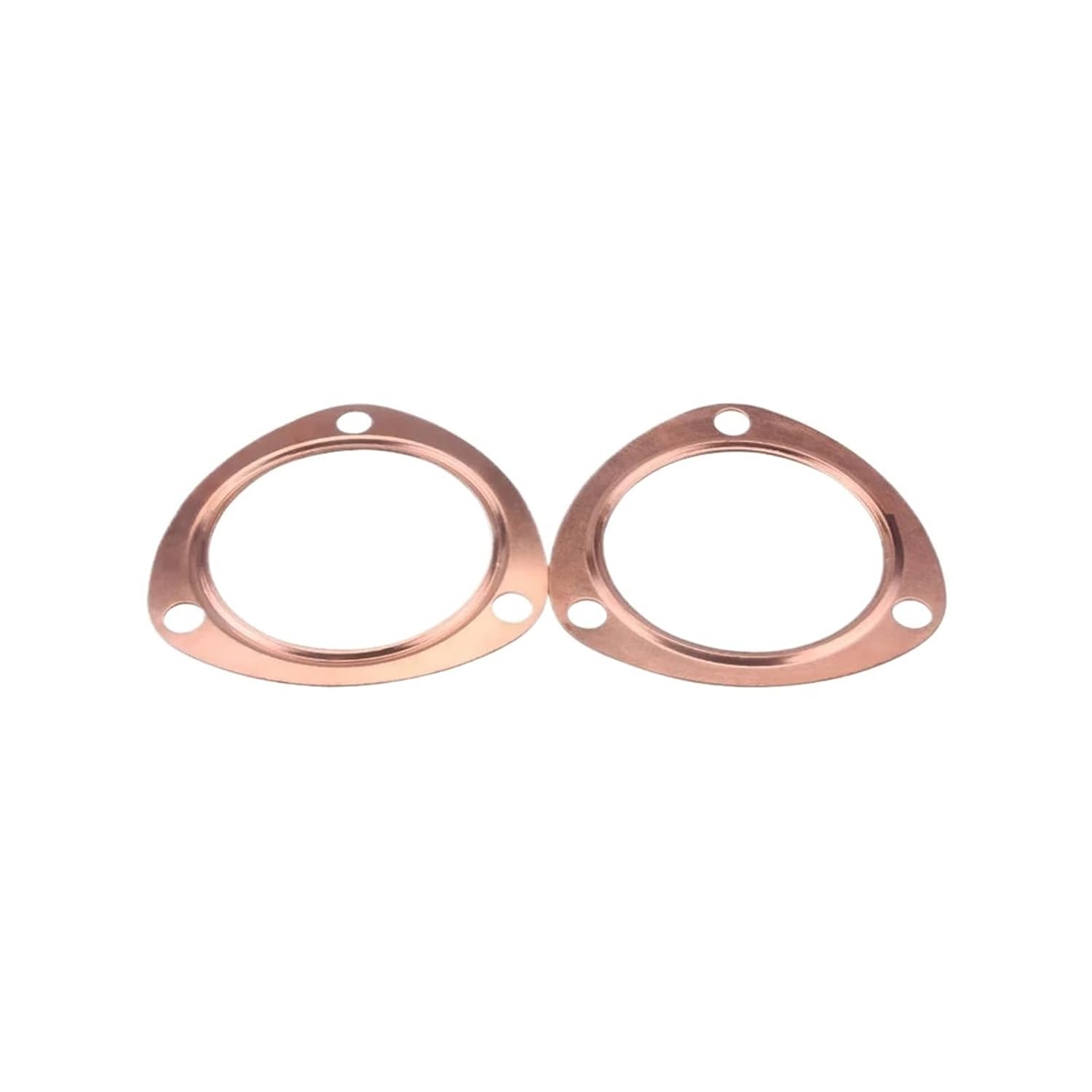 2.5''/3"/3.5'' Copper Header Exhaust Collector Gaskets Reusable SBC BBC 302 350 454 383(3 inches)