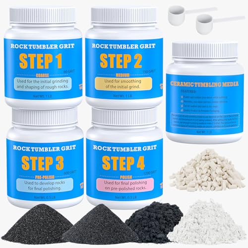 AtoRock Rock Tumbler Grit Kit 4LB