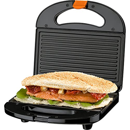 Sanduicheira Minigrill Cont Cadence Preto/Laranja 220v