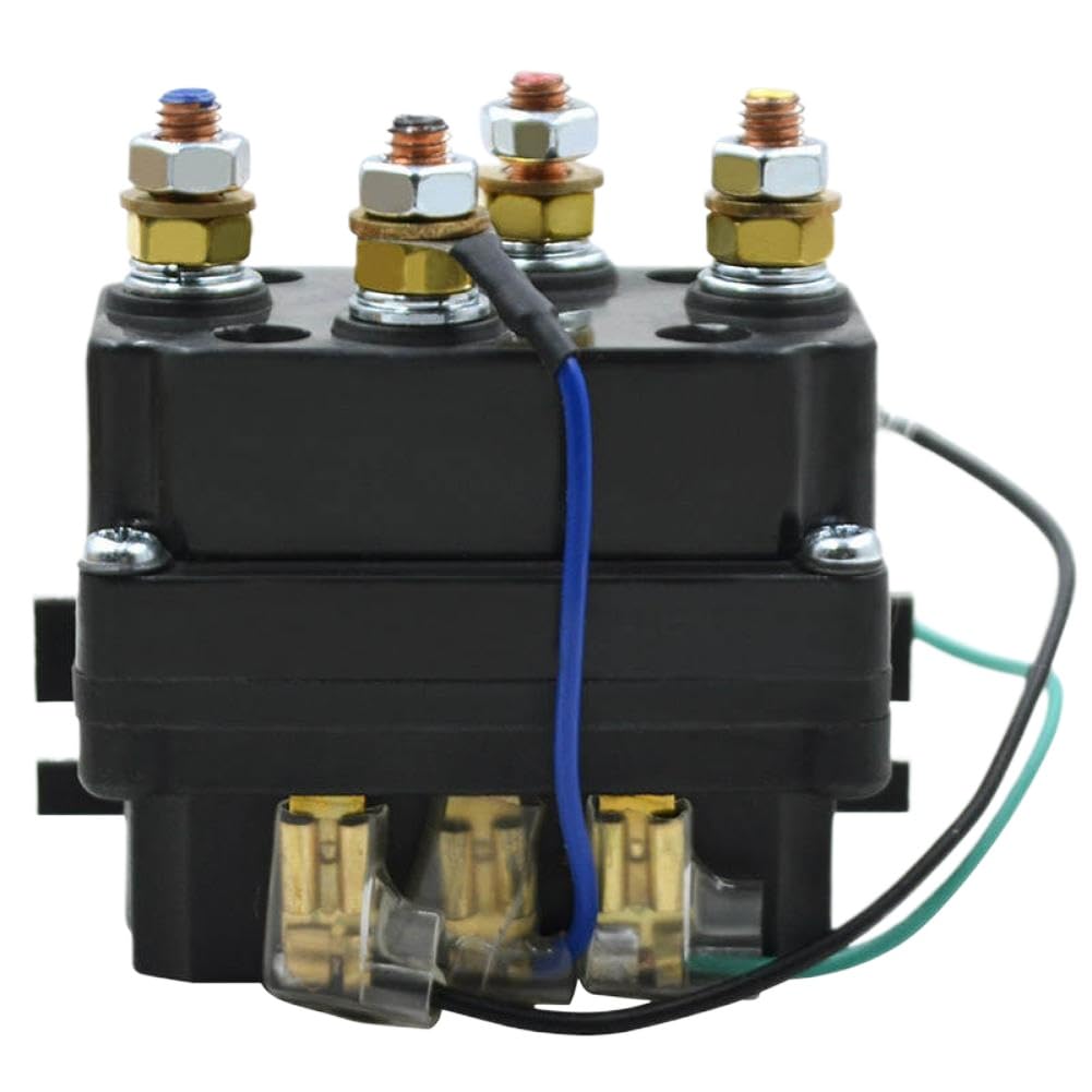 Relè di avviamento 12 V 500 A compatibile con i modelli C10013 C10014 C10018 10020 10024 12053 12503 13501 14061 14501 14551 14552 40252 per sistemi con verricello da 4500 libbre
