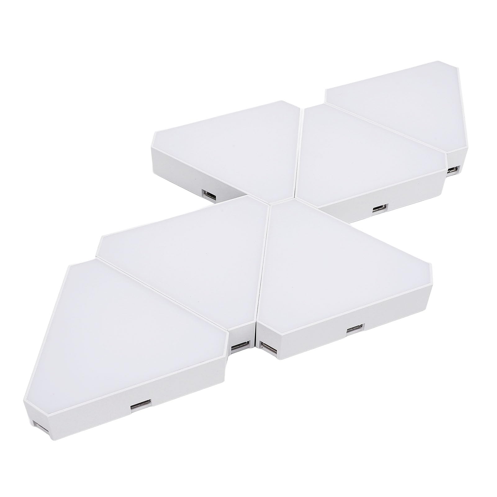 Applique murale LED triangulaire RVB lot de 6 télécommande Fafeicy - 8