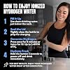 EVOLV Hydrogen Water Bottle Generator - SPE & PEM Water Ionizer 5PPM, Highest Concentrated Dose - 8oz Hydrogenated Water Bottle for Improved Energy & Inflammation Support - Convenient & Easy to Use
