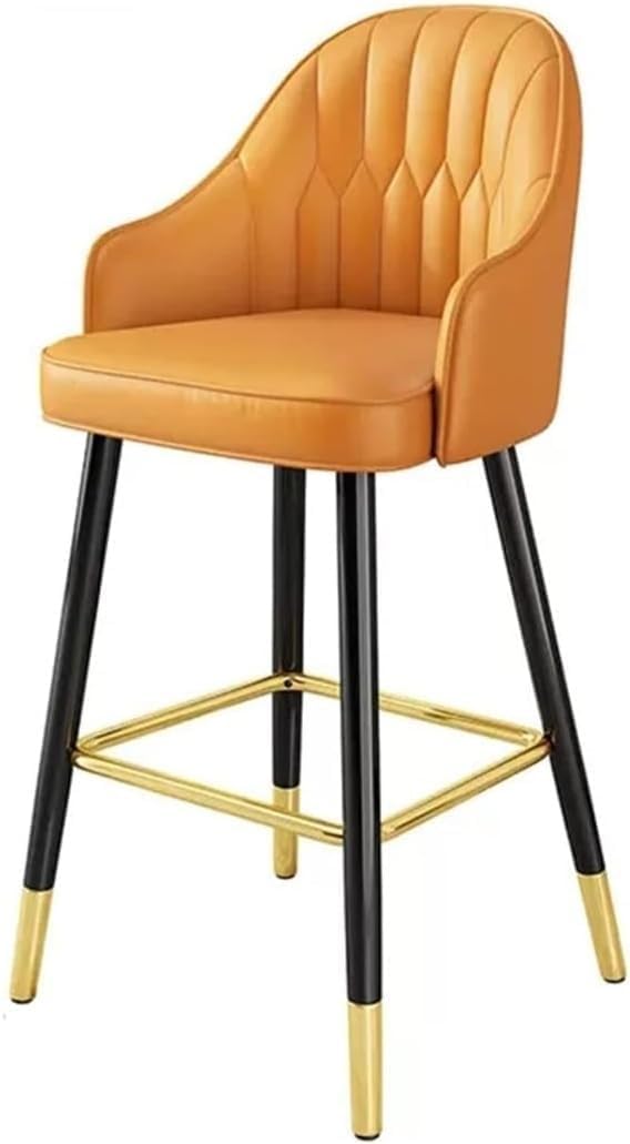 ZCEDZYSW Counter Bar Stool,Kitchen Bar Stool,Bar Stools Padded Leather