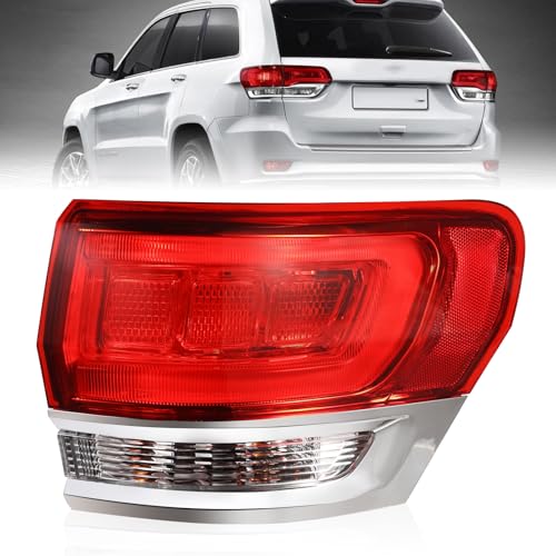 Boine Tail Light Compatible With 2014-2021 Jeep Grand Cherokee Laredo/Limited/Overland/Summit Turn Signal Back Up Rear Light - Bulb Included (Outer Right Passenger Side)