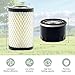 MIU14395 D140 Maintenance Kit for John Deere D100 D105 D125 D130 D110 E140 E130 E100 E120 Lawn Tractor, Compatible with Briggs and Stratton 591334 492932 796031 Air Filter