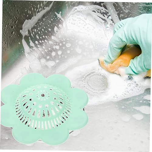 6 coladores para fregadero de cocina silicona durable miniatura 6