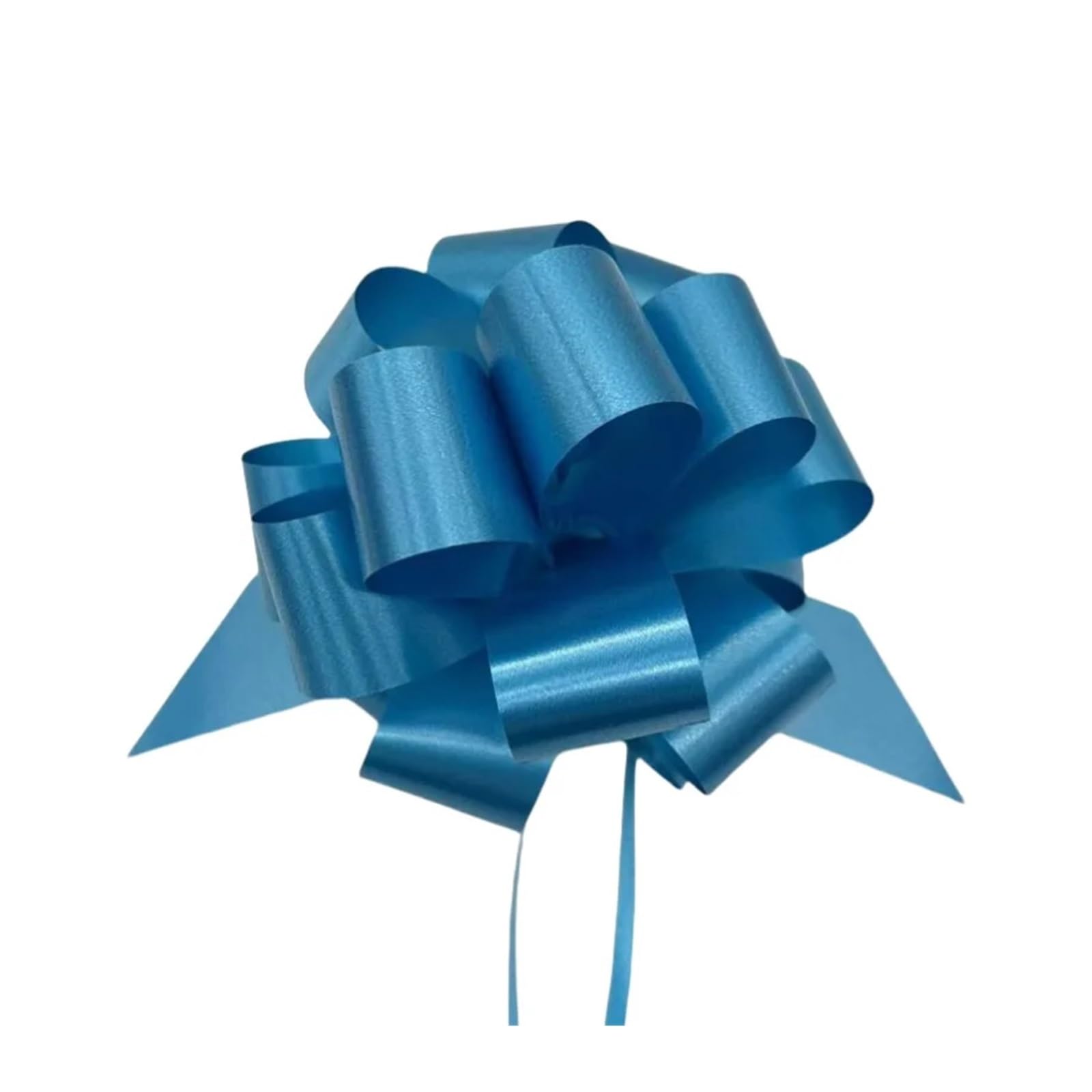 Xinglongs Bows for Gift Wrapping 60PCS Pull Bow Large 5. Inch Gift Wrapping String Bows with Ribbon for Easter Presents Wedding Basket(Turquoise)